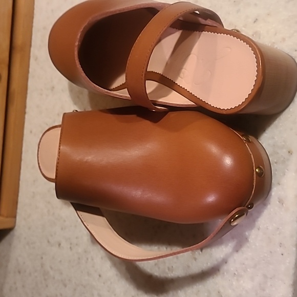 JCREW Leather Clogs size 7 - Picture 8 of 10